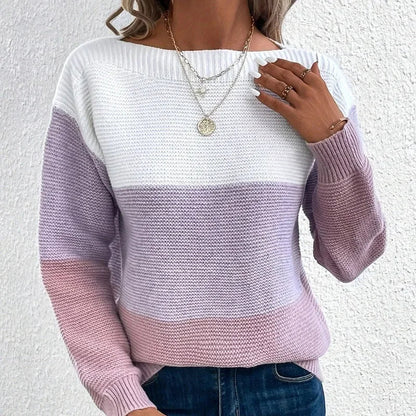 Nora | Elegant Strikket Sweater til Kolde Dage