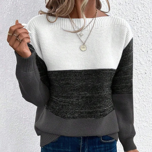 Nora | Elegant Strikket Sweater til Kolde Dage